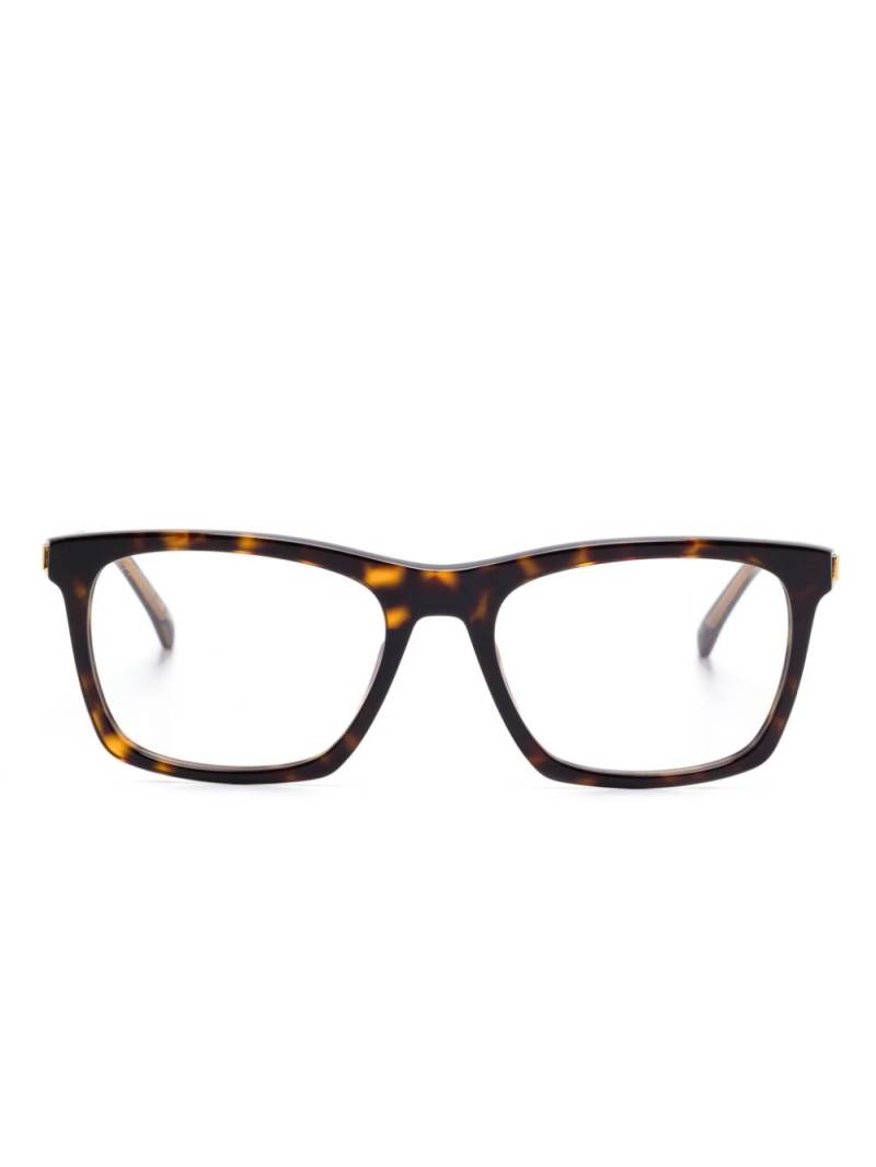 Dunhill tortoiseshell-effect glasses - Brown von Dunhill