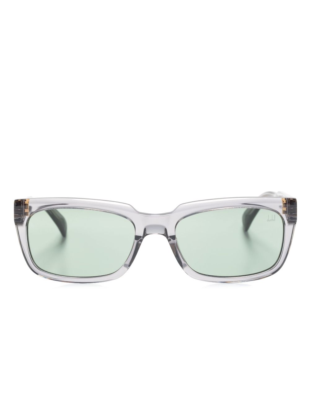 Dunhill transparent rectangular-frame sunglasses - Grey von Dunhill