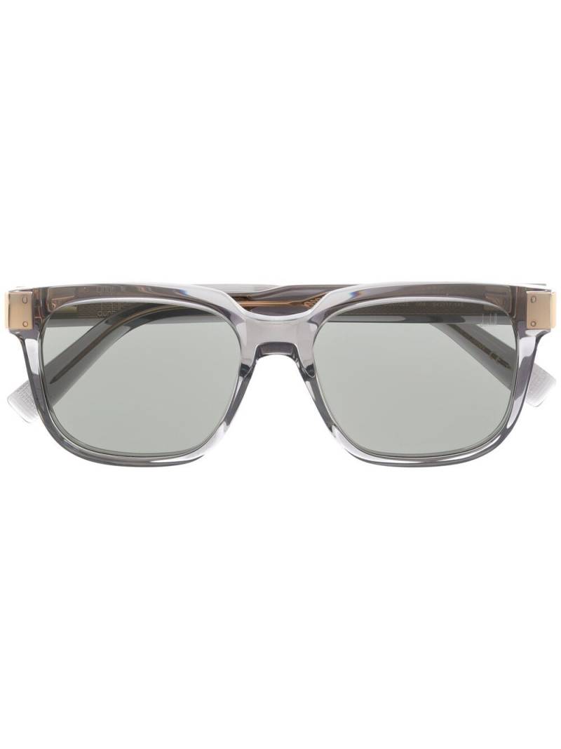 Dunhill transparent square frame sunglasses - Grey von Dunhill