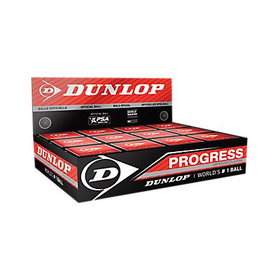 12-Pack Progress Squashball von Dunlop