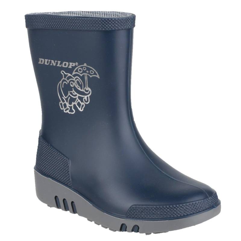 Mini Gummistiefel Elefant Unisex Blau 21 von Dunlop