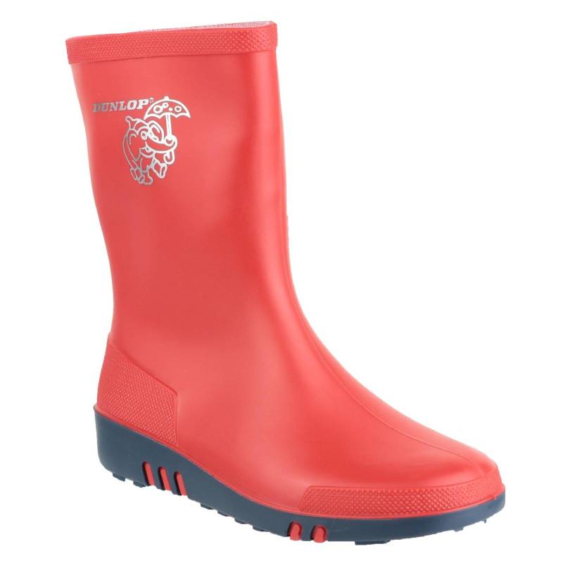 Mini Gummistiefel Elefant Unisex Rot Bunt 23 von Dunlop