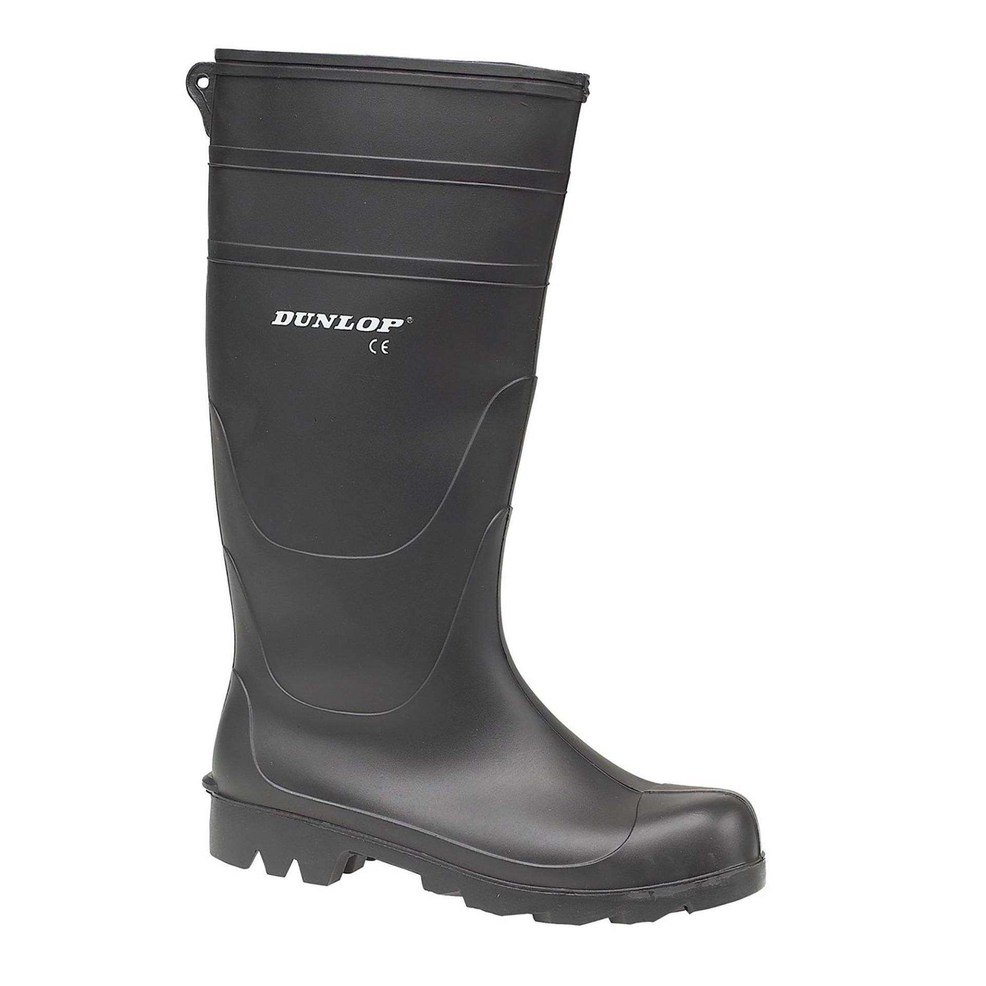 Pvcgummistiefel Stiefel Herren Schwarz 41 von Dunlop