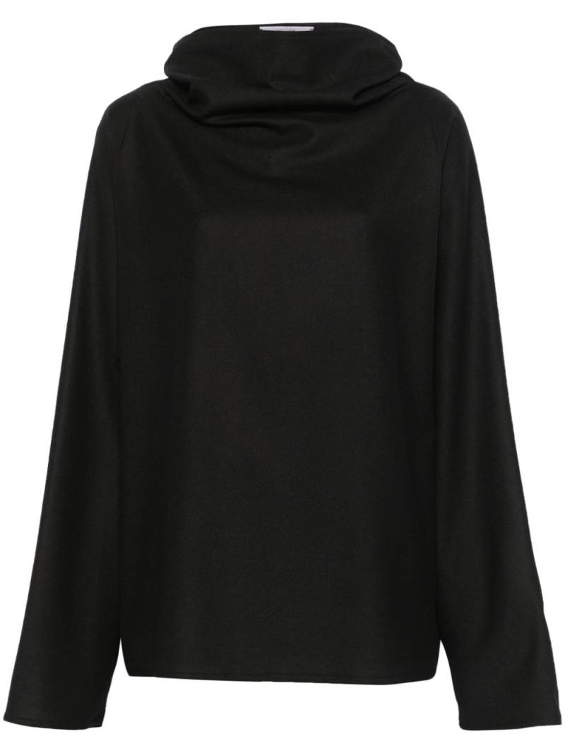 Dusan cowl-neck blouse - Black von Dusan