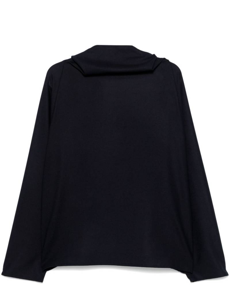 Dusan cowl-neck blouse - Blue von Dusan