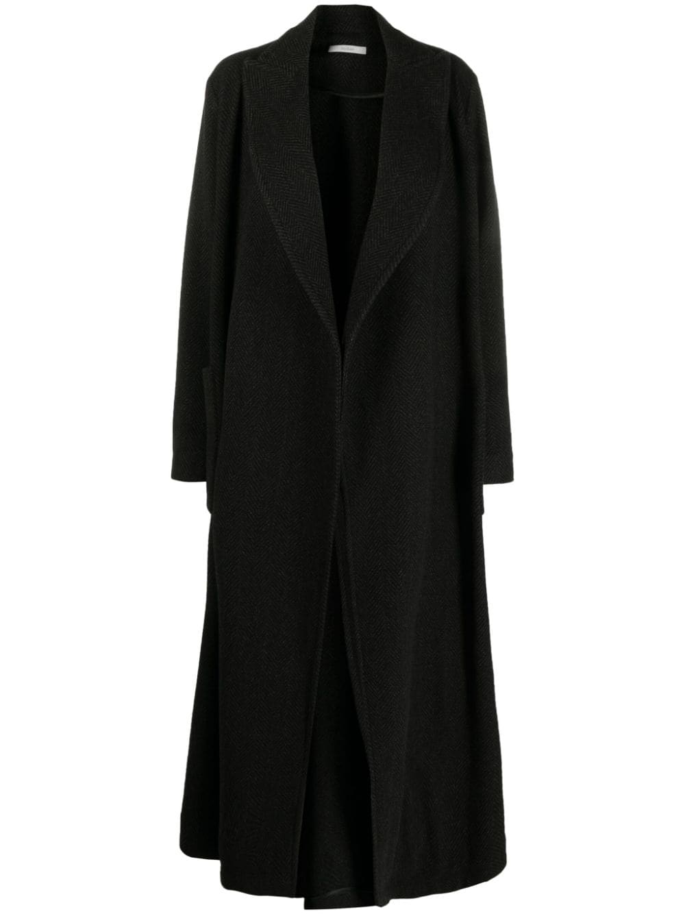 Dusan double-breasted cashmere coat - Black von Dusan