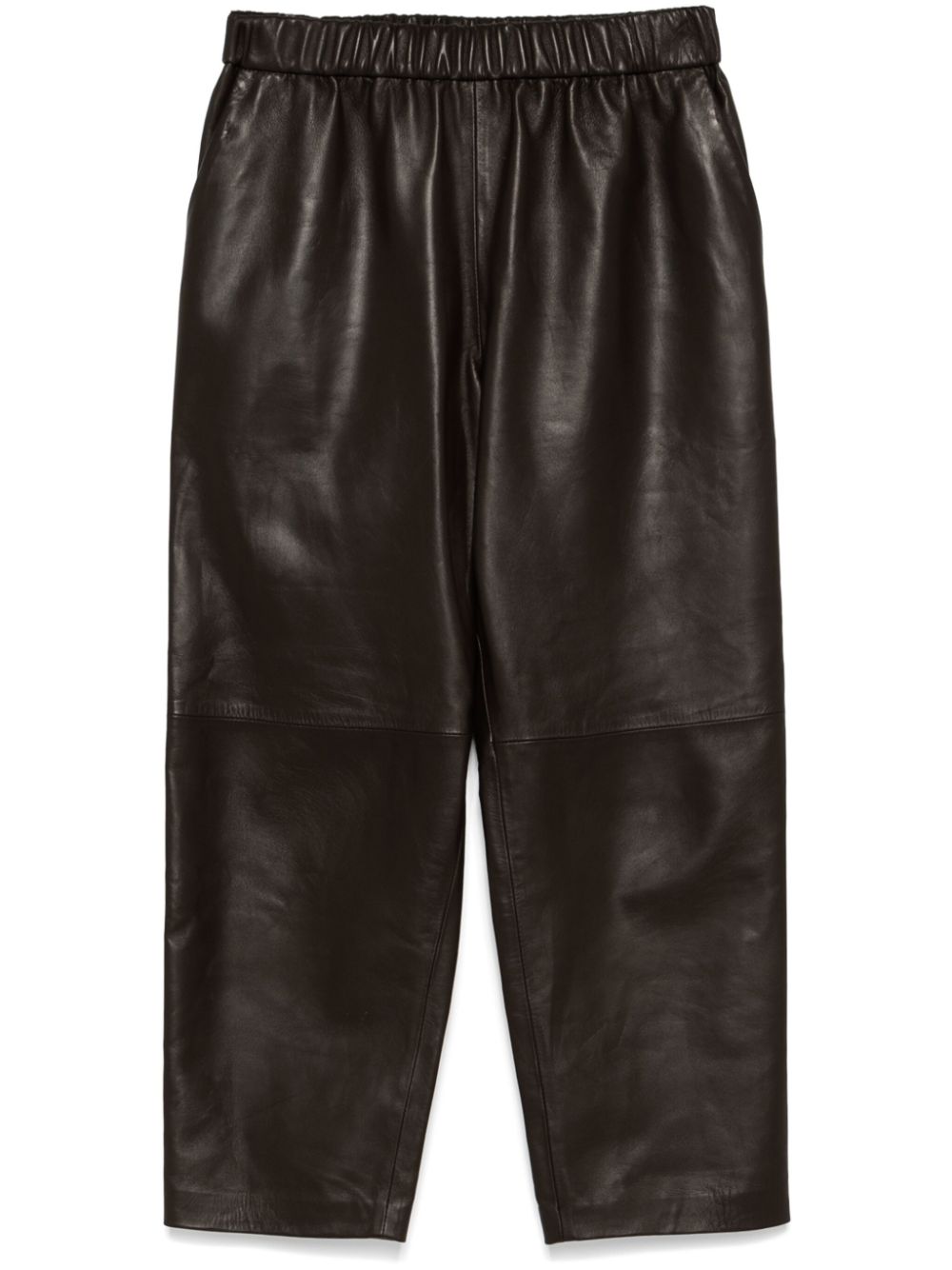 Dusan leather trousers - Brown von Dusan