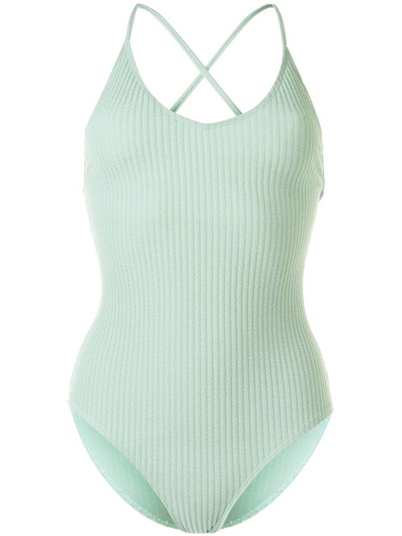 Duskii Margot ribbed swimsuit - Green von Duskii