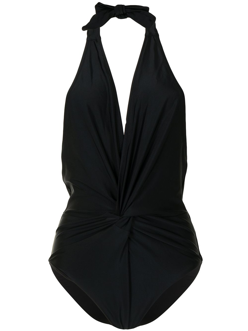 Duskii twist halterneck swimsuit - Black von Duskii