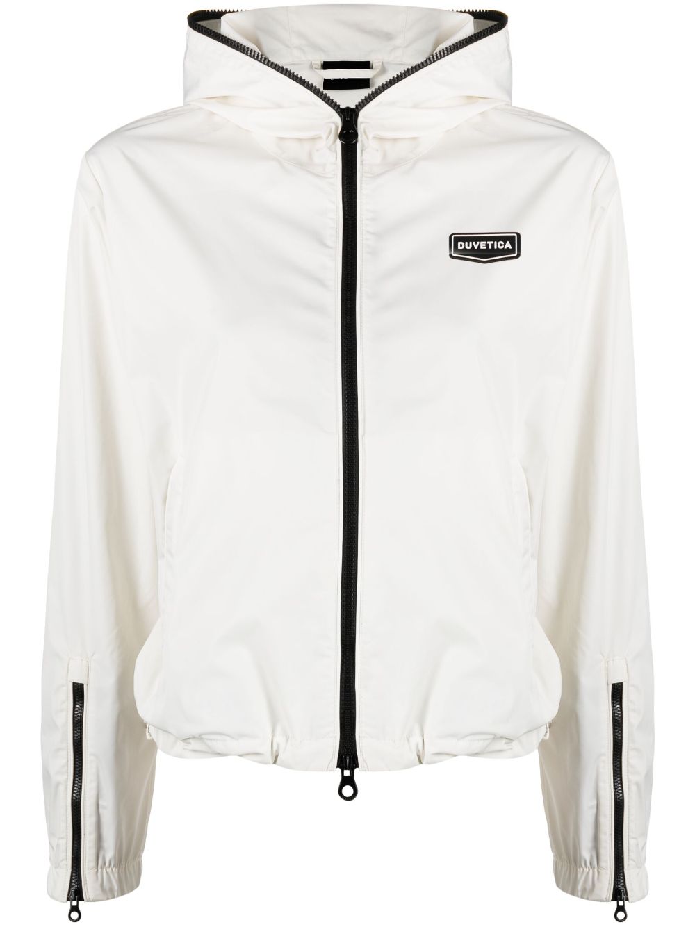 Duvetica logo-patch hooded jacket - White von Duvetica