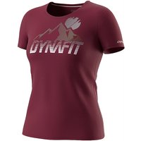 DYNAFIT Damen Funktionsshirt Transalper Graphic dunkelrot | M von Dynafit