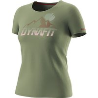 DYNAFIT Damen Funktionsshirt Transalper Graphic olive | M von Dynafit