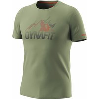 DYNAFIT Herren Funktionsshirt Transalper Graphic olive | S von Dynafit