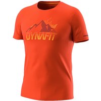 DYNAFIT Herren Funktionsshirt Transalper Graphic orange | S von Dynafit