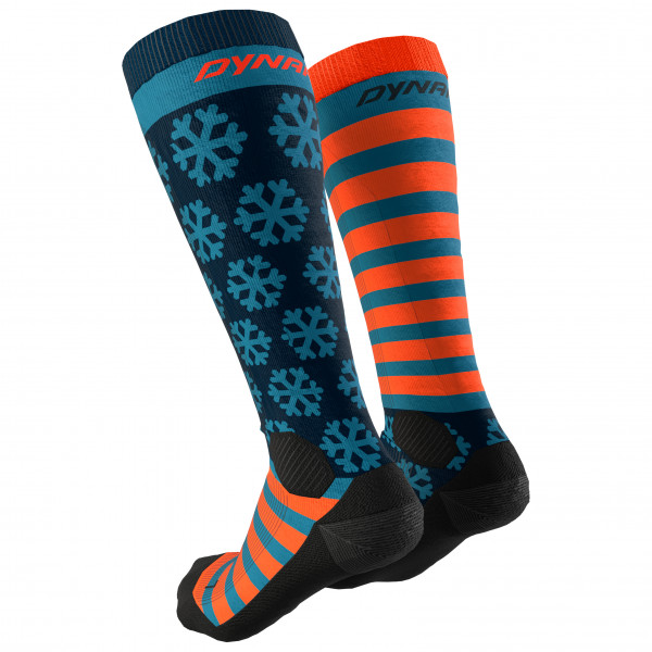 Dynafit - FT Graphic Socks - Skisocken Gr 35-38 blau von Dynafit