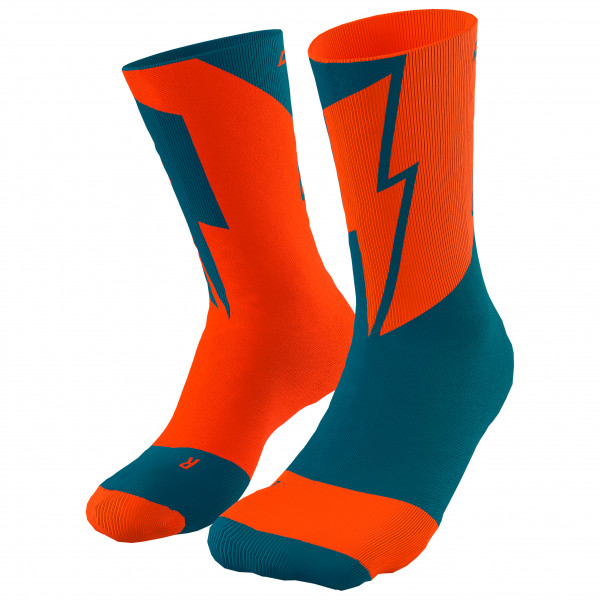 Dynafit - No Pain No Gain Socks - Laufsocken Gr 39-42 rot von Dynafit