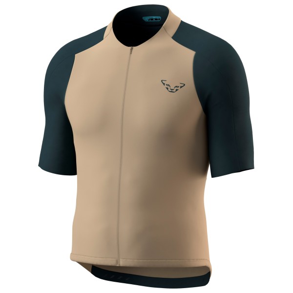 Dynafit - Ride Light S/S Full Zip Jersey - Velotrikot Gr M beige von Dynafit