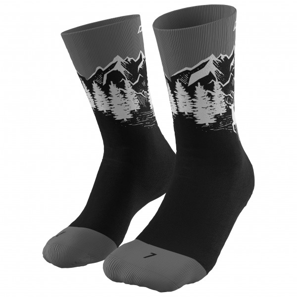 Dynafit - Stay Fast Socks - Laufsocken Gr 35-38 schwarz/grau von Dynafit