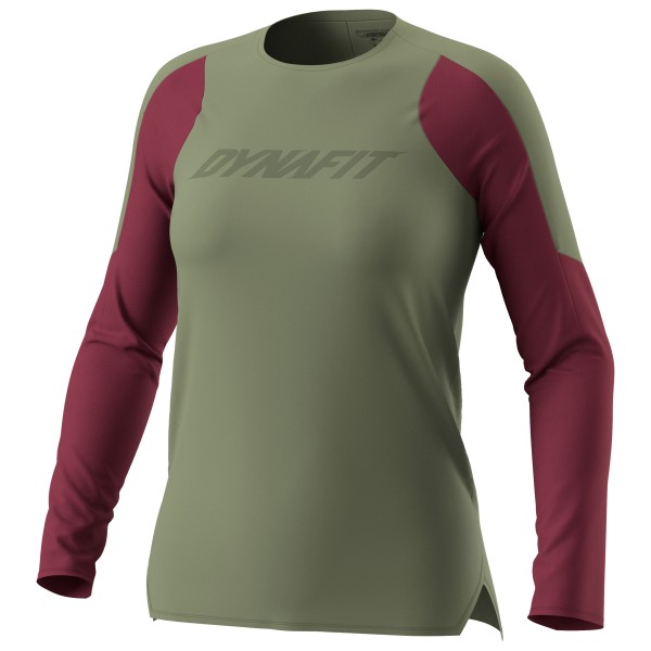 Dynafit - Women's Ride L/S - Velotrikot Gr L oliv von Dynafit