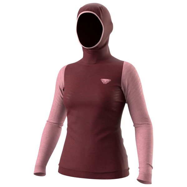 Dynafit - Women's Tigard Merino Hoody - Merinounterwäsche Gr L rot von Dynafit