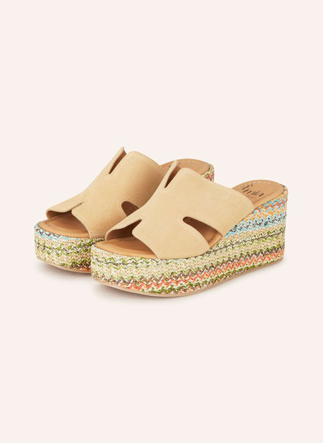 È Mia Plateau-Pantoletten beige È Mia Plateau-Pantoletten beige von È MIA