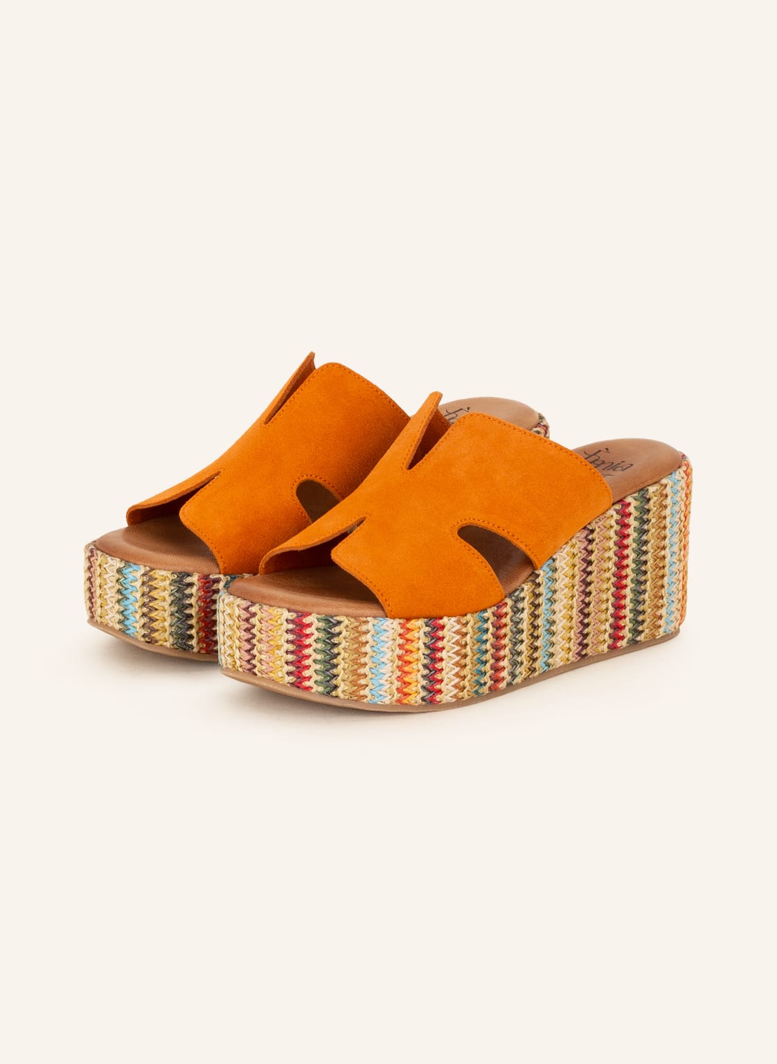 È Mia Plateau-Pantoletten orange È Mia Plateau-Pantoletten orange von È MIA