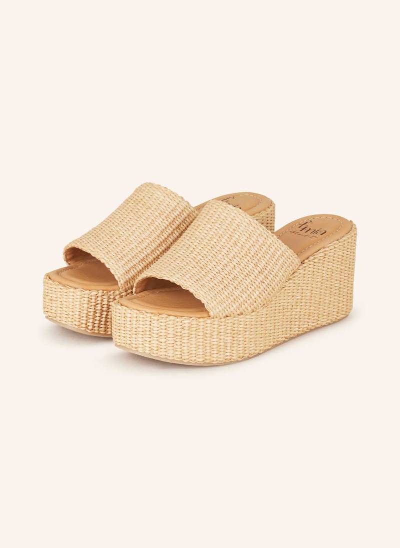 È Mia Plateau-Wedges beige von È MIA