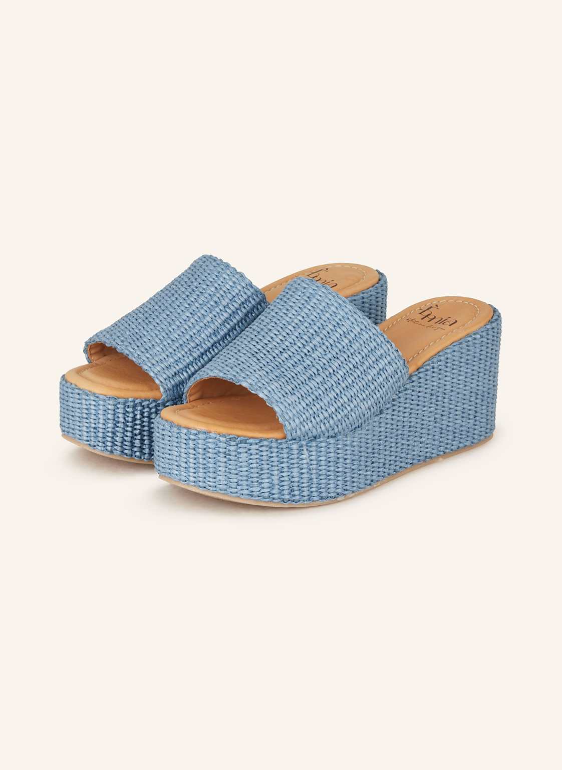 È Mia Plateau-Wedges blau von È MIA