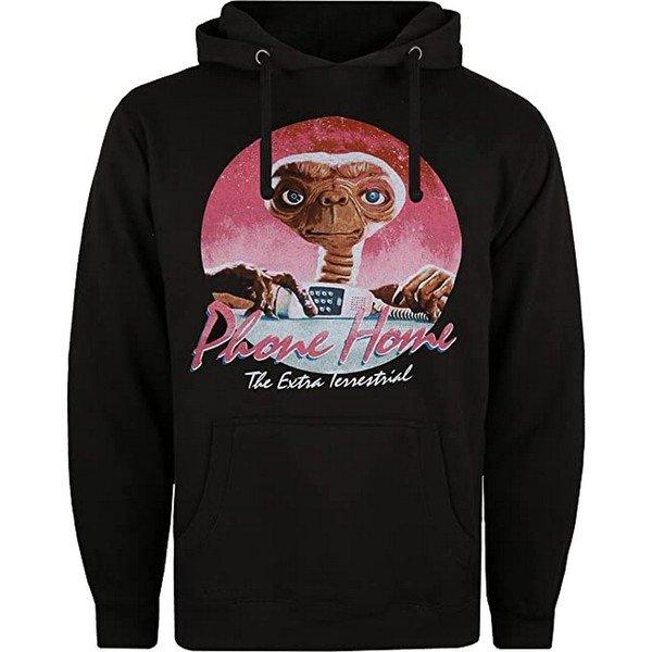 80's Kapuzenpullover Herren Schwarz XL von E.T. the Extra-Terrestrial