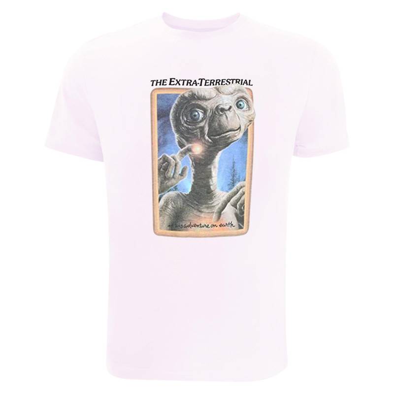 Adventure Tshirt Herren Weiss L von E.T. the Extra-Terrestrial