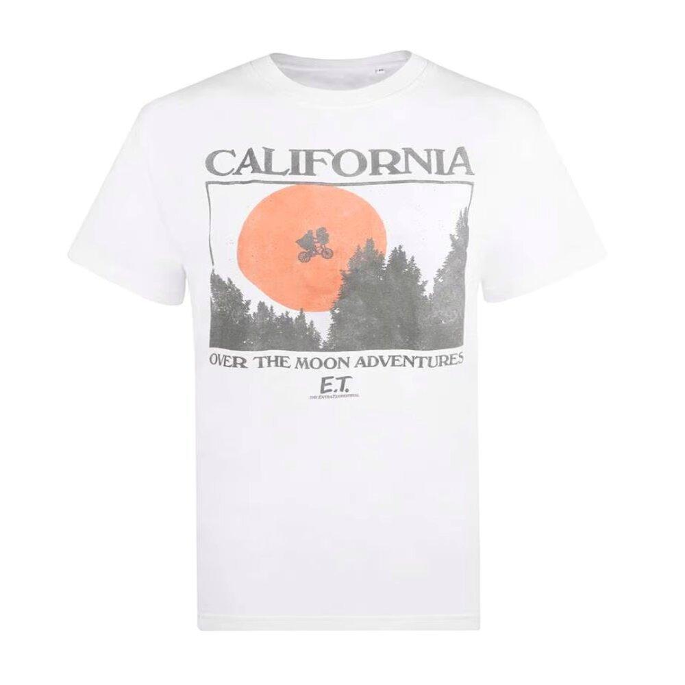 California Tshirt Damen Weiss L von E.T. the Extra-Terrestrial