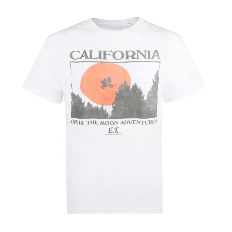 California Tshirt Damen Weiss S von E.T. the Extra-Terrestrial