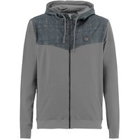 E9 Herren Fleecejacke Vu Hoodie grau | L von E9