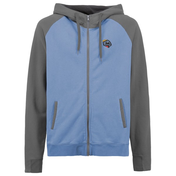 E9 - Rain - Zip-Hoodie Gr L blau/grau von E9