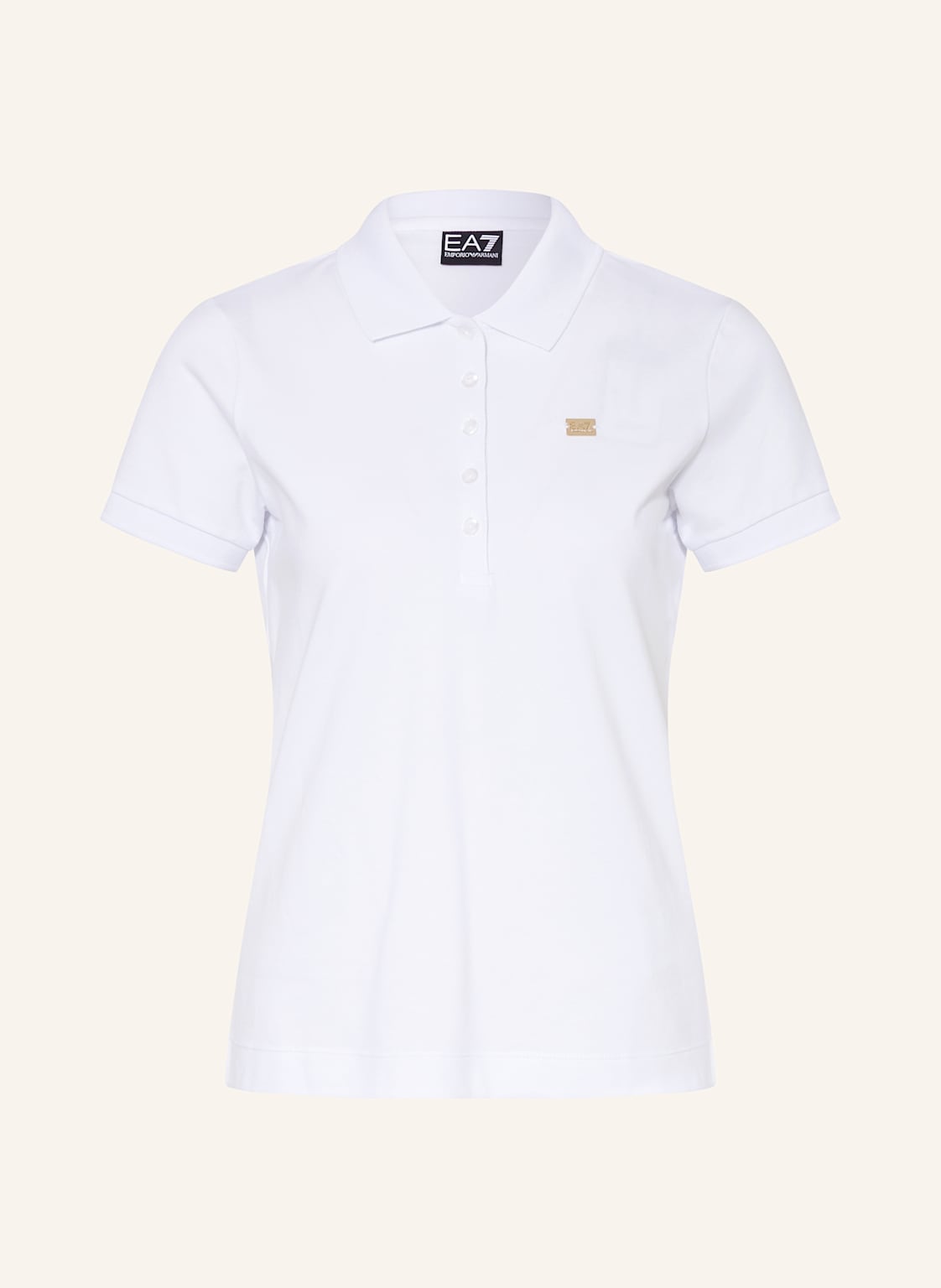 ea7 Emporio Armani Funktions-Poloshirt Core Lady weiss von EA7 EMPORIO ARMANI