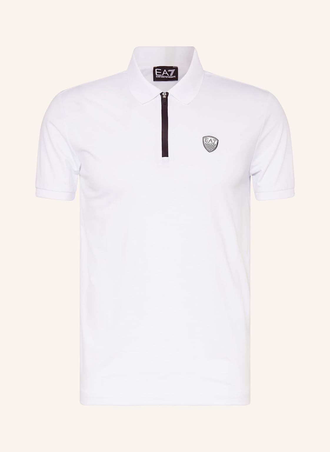 ea7 Emporio Armani Funktions-Poloshirt Train Premium weiss von EA7 EMPORIO ARMANI