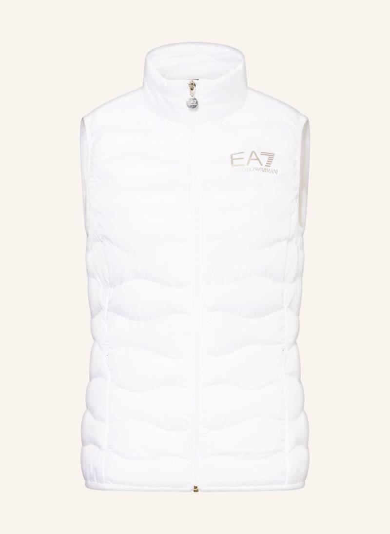 ea7 Emporio Armani Funktionsweste Train Core weiss von EA7 EMPORIO ARMANI