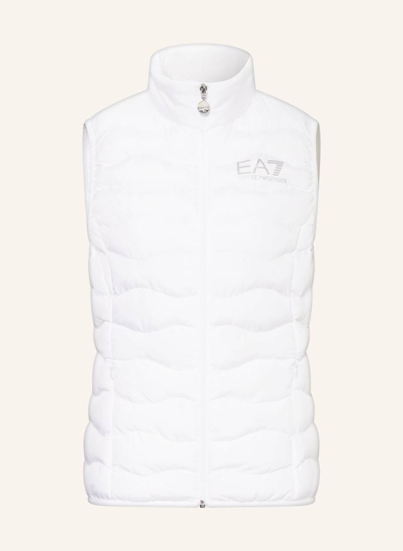 ea7 Emporio Armani Funktionsweste Woven Bomber weiss von EA7 EMPORIO ARMANI