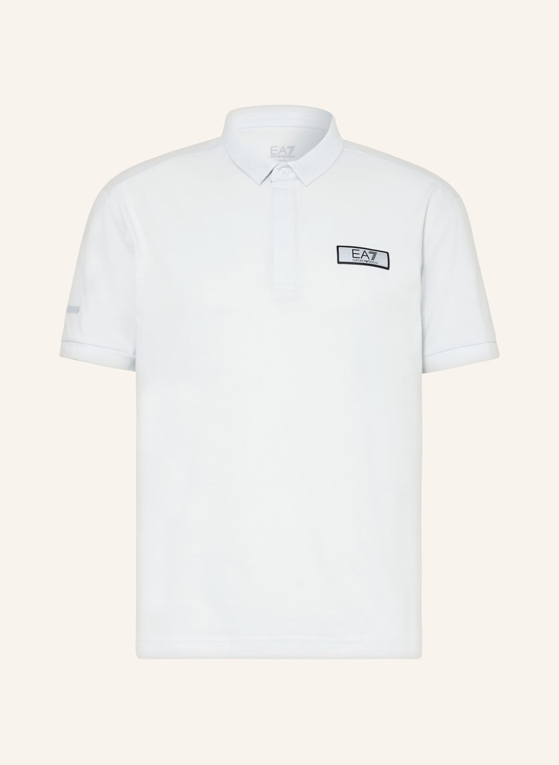 ea7 Emporio Armani Jersey-Poloshirt grau von EA7 EMPORIO ARMANI