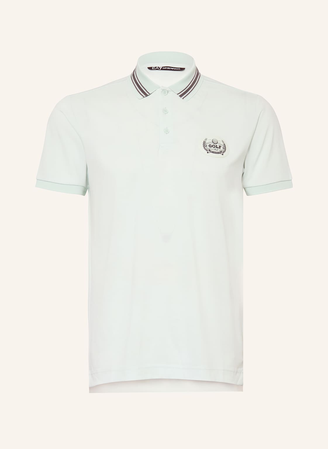 ea7 Emporio Armani Jersey-Poloshirt gruen von EA7 EMPORIO ARMANI