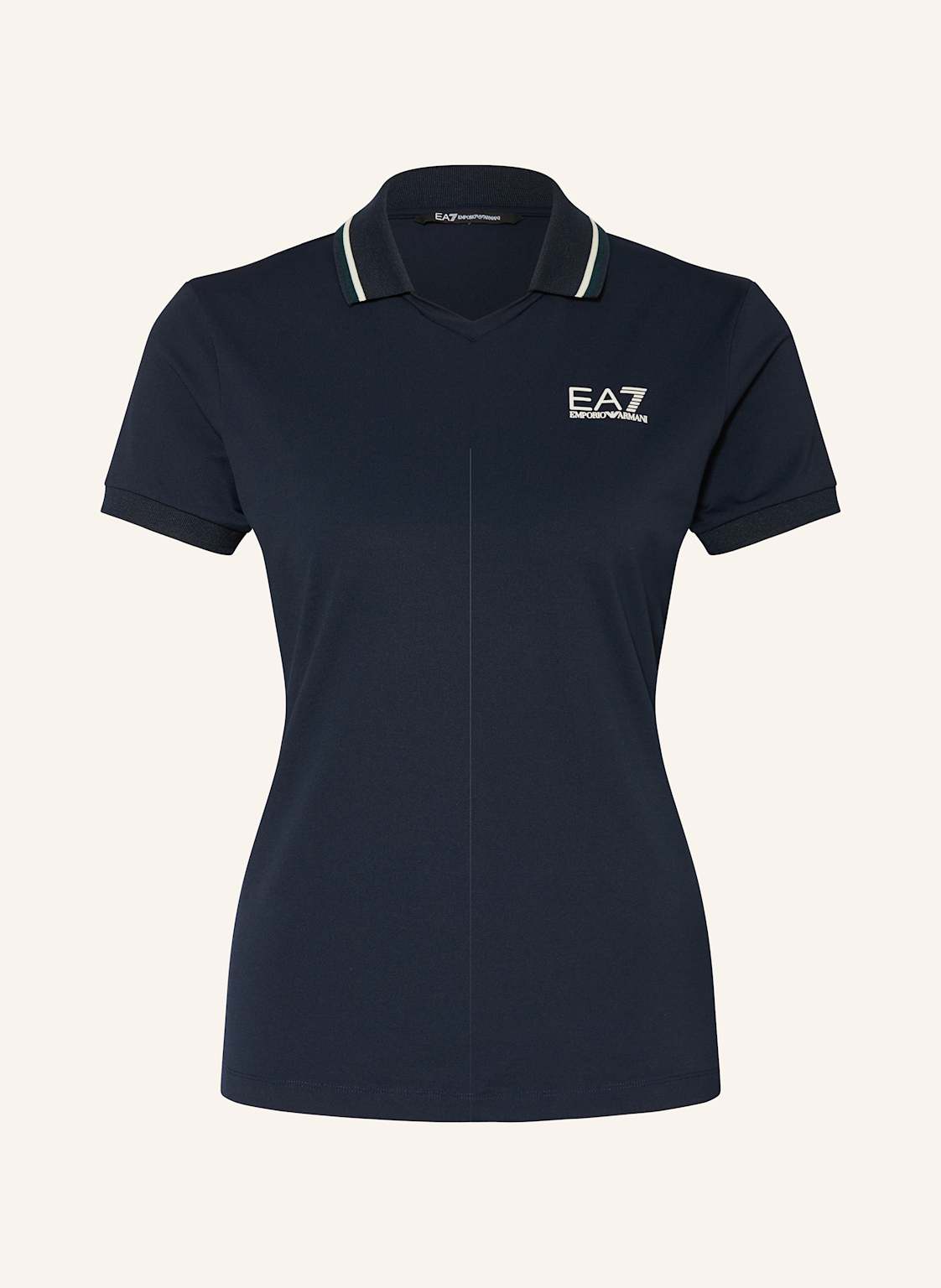 ea7 Emporio Armani Piqué-Poloshirt blau von EA7 EMPORIO ARMANI