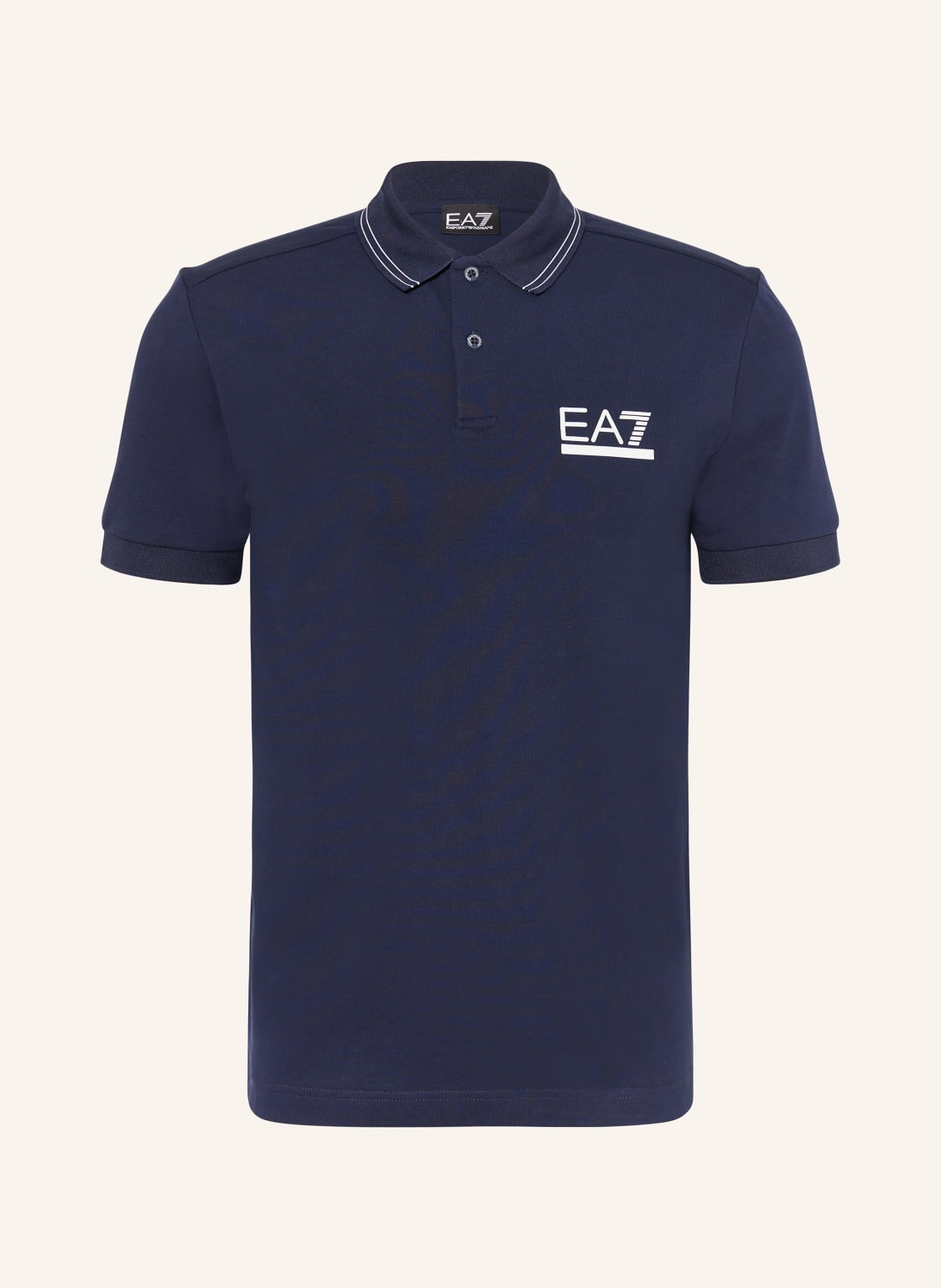 ea7 Emporio Armani Piqué-Poloshirt blau von EA7 EMPORIO ARMANI