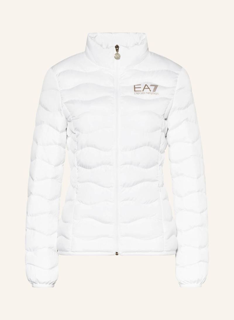 ea7 Emporio Armani Steppjacke Train Core weiss von EA7 EMPORIO ARMANI