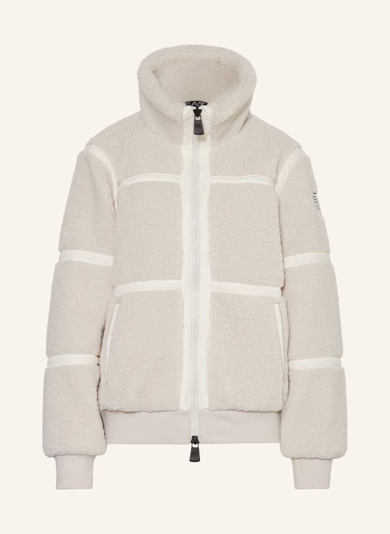 ea7 Emporio Armani Teddyfell-Jacke beige von EA7 EMPORIO ARMANI