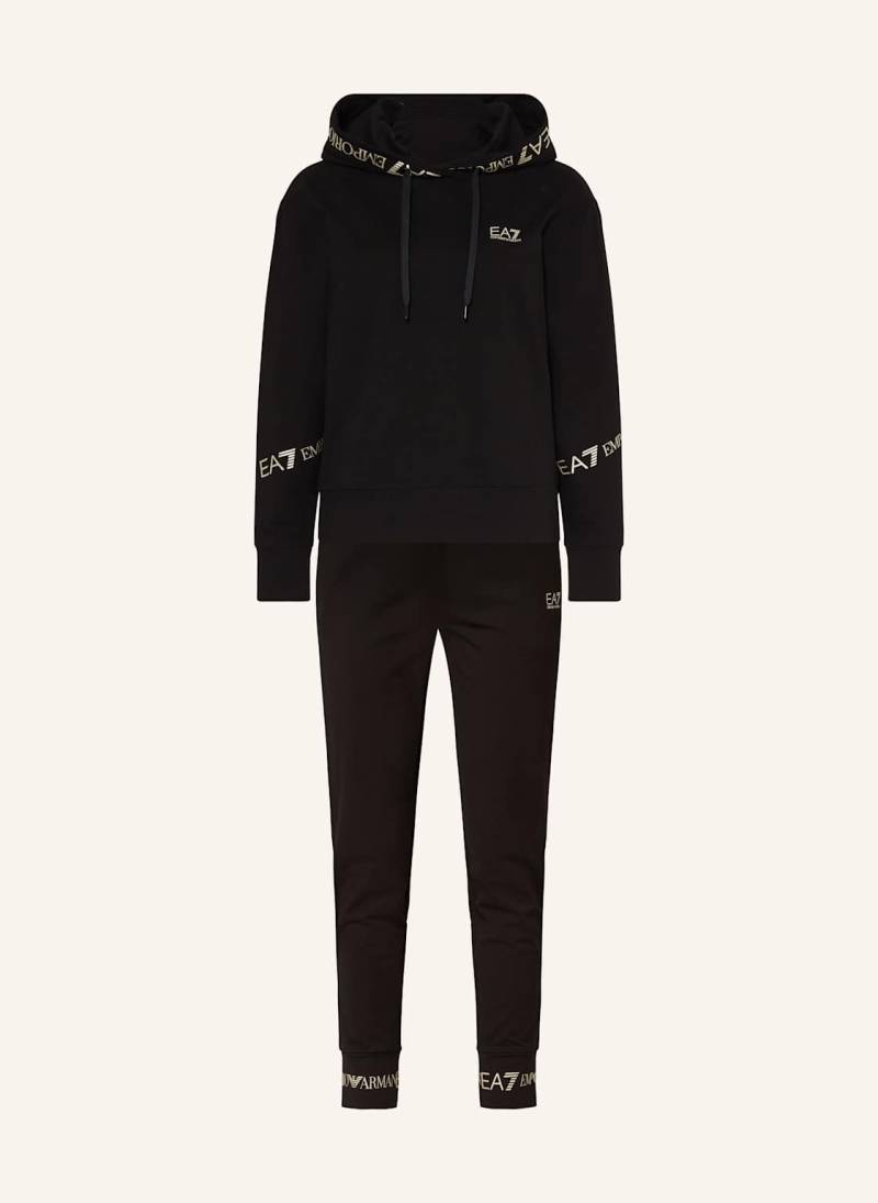 ea7 Emporio Armani Trainingsanzug schwarz von EA7 EMPORIO ARMANI