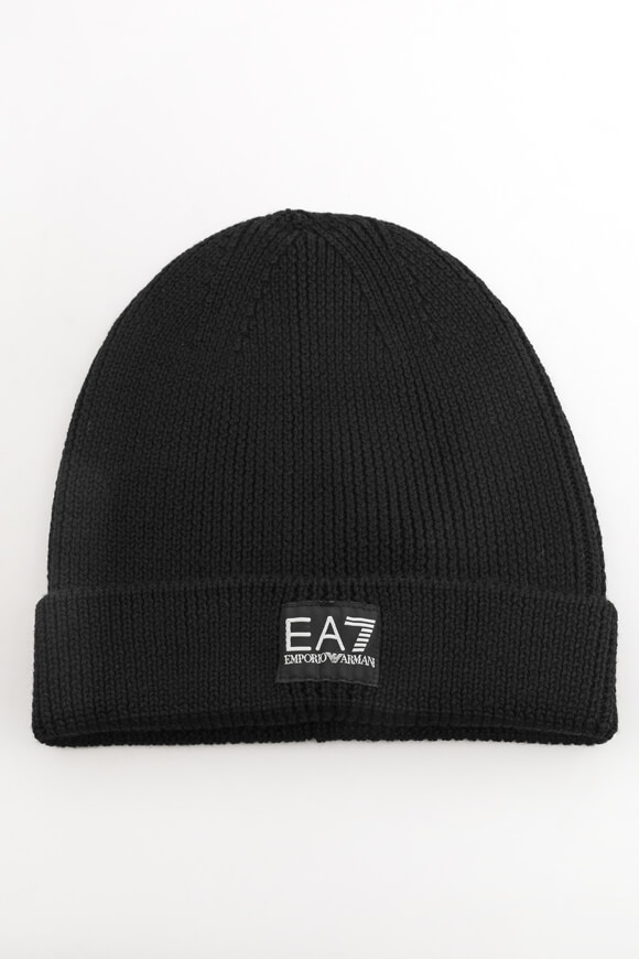 EA7 Emporio Armani Beanie | Schwarz | Herren  | M von EA7 Emporio Armani