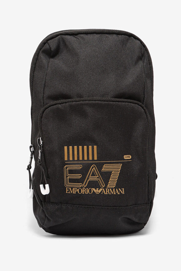 EA7 Emporio Armani Crossbody Bag | Black + Gold | Herren  | Einheitsgroesse von EA7 Emporio Armani