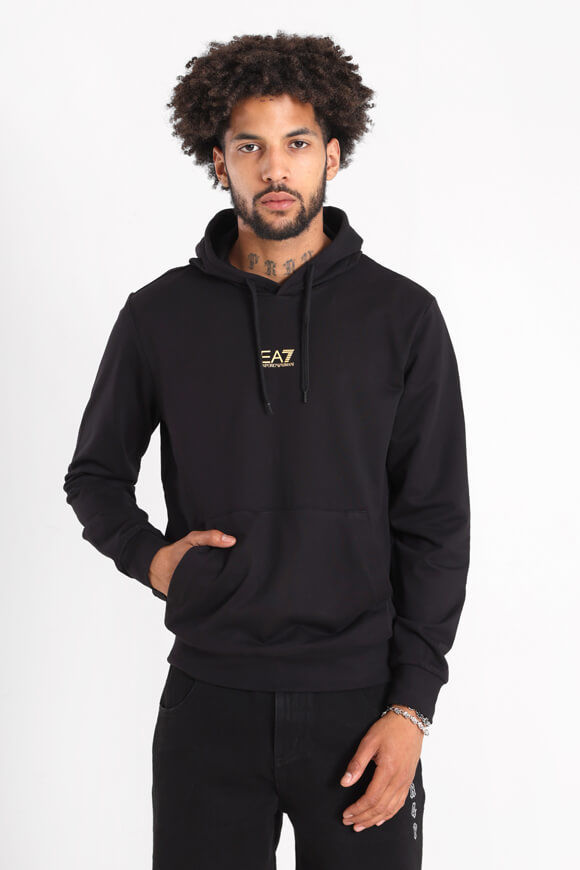 EA7 Emporio Armani Kapuzensweatshirt | Black | Herren  | L von EA7 Emporio Armani