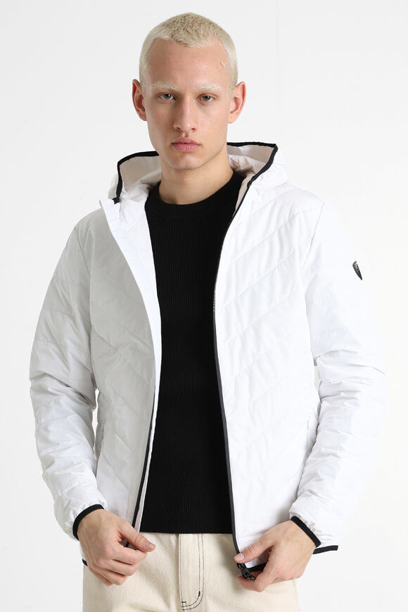 EA7 Emporio Armani Leichte gesteppte Daunenjacke | White | Herren  | L von EA7 Emporio Armani