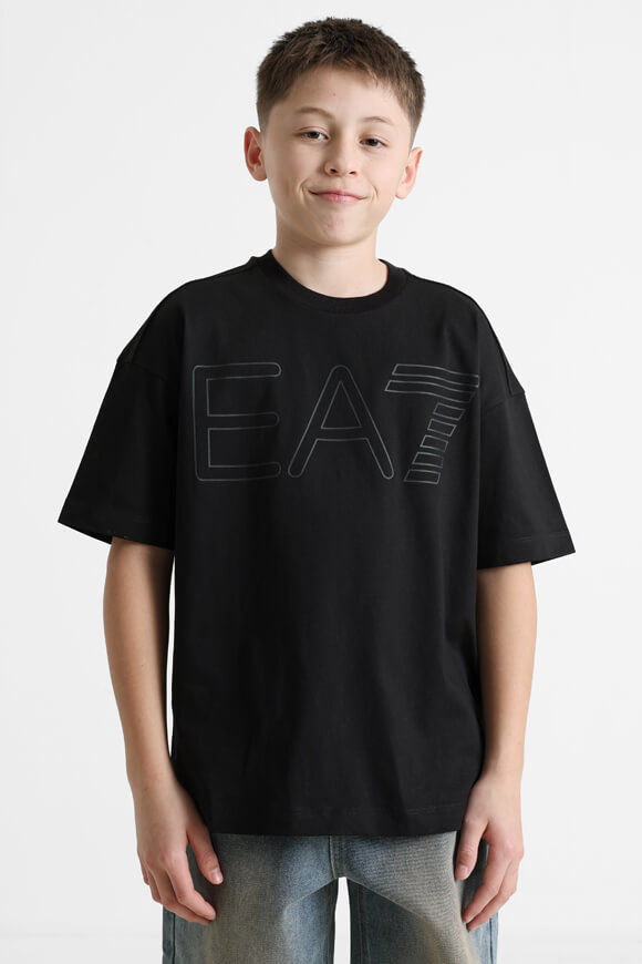 EA7 Emporio Armani Oversize T-Shirt | Black | Jungen  | 12 von EA7 Emporio Armani